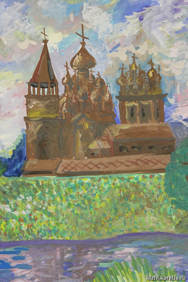 Ясный денёк на острове Кижи