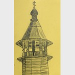 Колокольня с шатром и главкой. Измаил, Украина