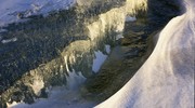 Онежские торосы, весенний пейзаж, лед на озере
