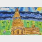 Остров Кижи. Часовня из деревни Корба