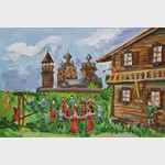 Фольклорный праздник в Кижах