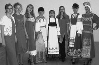 На конкурсе «Серебряная нить». Коллекция 2000 года На конкурсе «Серебряная нить». Коллекция 2000 года