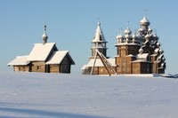 остров Кижи зимой остров Кижи зимой