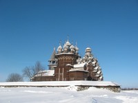 Кижский погост зимой Кижский погост зимой