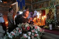 В Покровской церви на о. Кижи В Покровской церви на о. Кижи