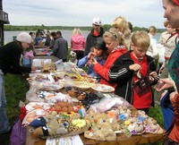 Ярмарка на острове Кижи Ярмарка на острове Кижи