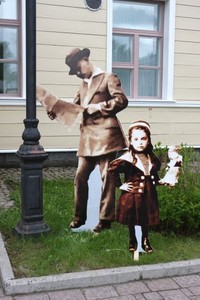 Декорации для акции "Иллюзии старого города" Декорации для акции "Иллюзии старого города"