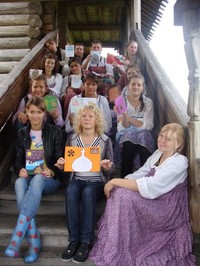 Студенты на острове Кижи Студенты на острове Кижи