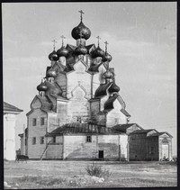 КП-14719-6 Ополовников А.В. Фотоотпечаток Церковь Покрова Пресвятой Богородицы в с. Анхимово (вид с северо-запада)