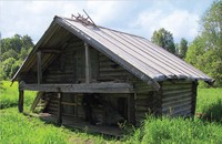 Амбар из деревни Нинисельга (вторая половина XIX в.) Амбар из деревни Нинисельга (вторая половина XIX в.)