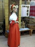 Этнографический костюм, созданный совместно с музеем-заповедником «Кижи», удостоен диплома лауреата I степени на Всероссийском конкурсе