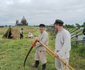 Сенокос на острове Кижи